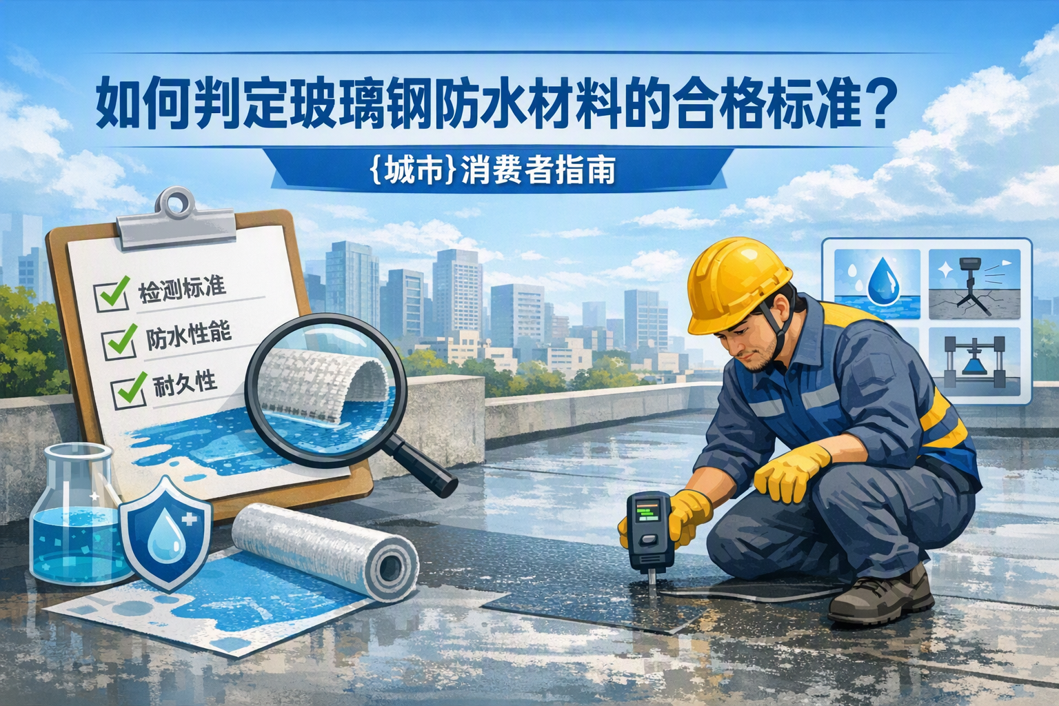 如何判定玻璃钢防水材料的合格标准？ 丹东 消费者指南