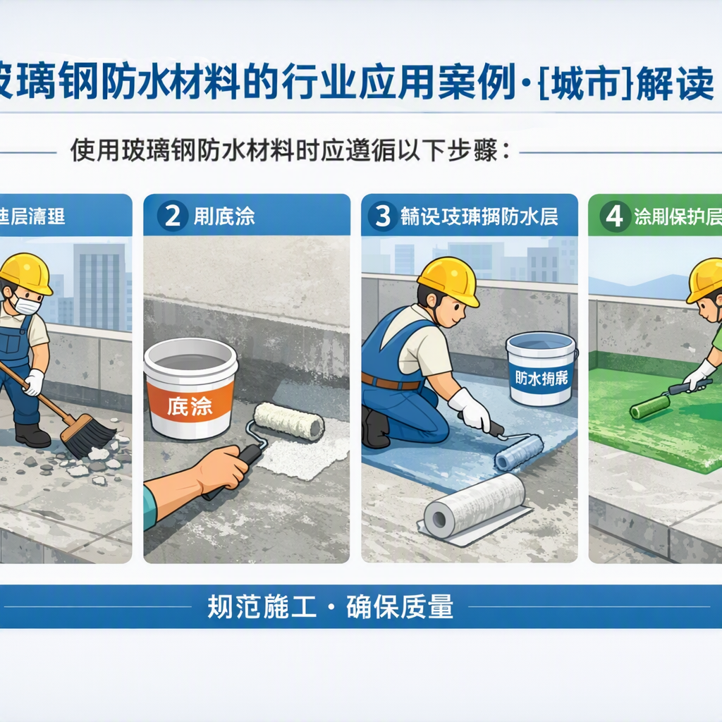 玻璃钢防水材料的行业应用案例，丹东解读