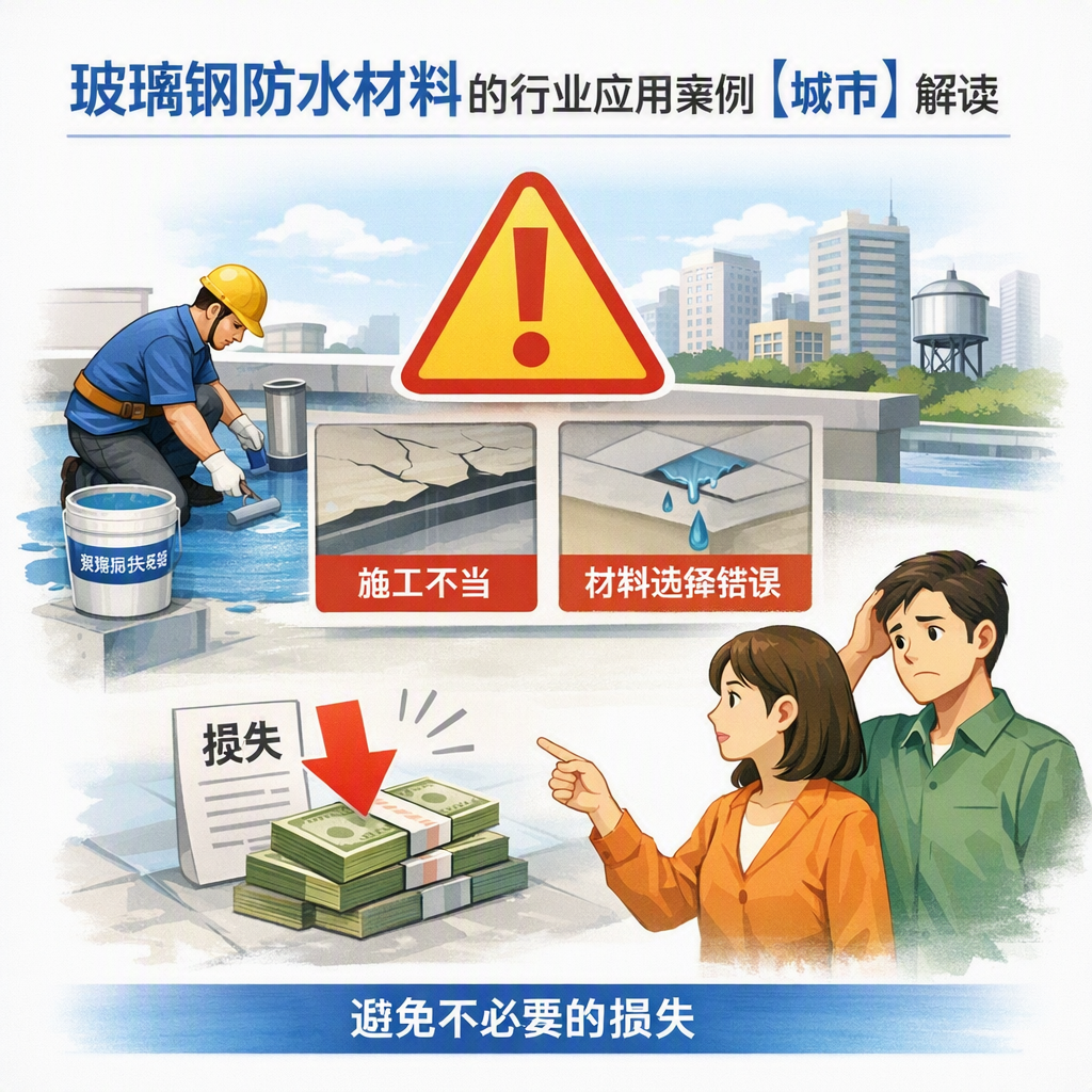 玻璃钢防水材料的行业应用案例，丹东解读